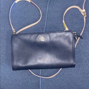 Tory Burch Dark Blue Crossbody Bag